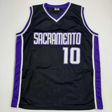 Autographed/Signed Domantas Sabonis Sacramento Black Basketball Jersey BAS COA