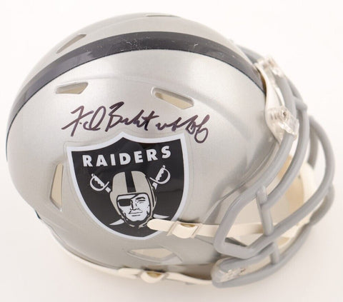 Fred Biletnikoff Signed Oakland Raiders Speed Mini Helmet (Beckett) All Pro W.R.