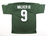 Kenneth Walker III Signed Michigan State Spartans Jersey (Beckett) Seahawks R.B