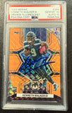 Kenneth Walker Rookie Auto PSA 10 Gem MT 2022 Mosaic Orange Fluorescent /25