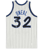 SHAQUILLE O'NEAL Autographed Orlando Magic White M&N Jersey FANATICS