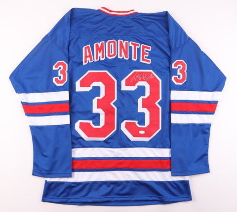 Tony Amonte Signed New York Rangers Jersey (JSA) 5xNHL All Star Right Winger