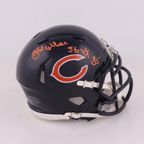 Otis Wilson Signed Chicago Bears Speed Mini Helmet Inscribd "SB XX 85" (JSA COA)