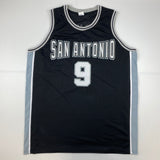 Autographed/Signed Tony Parker San Antonio Black Basketball Jersey JSA COA Auto