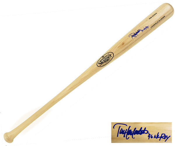 Todd Hollandsworth Signed Louisville Slugger Blonde Bat w/96 NL ROY - (SS COA)