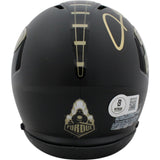 Aidan O'connell Autographed Purdue Boilermakers Black Mini Helmet Beckett 48888