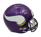 Brett Favre & Warren Moon Signed Minnesota Speed Authentic NFL Helmet w/HOF