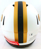 Michael Thomas Signed Saints Authentic Lunar F/S Helmet- Beckett W Holo *Gold