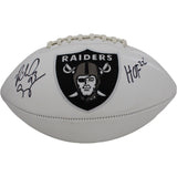 Richard Seymour Signed Las Vegas Raiders Logo Football HOF Beckett 45798