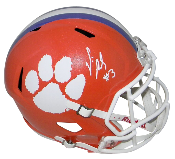 VIC BEASLEY AUTOGRAPHED SIGNED CLEMSON TIGERS FULL SIZE SPEED HELMET JSA