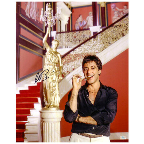 Al Pacino Autographed 1983 Scarface Tony Montana The World is Yours 16x20 Photo