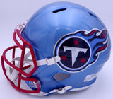 Ryan Tannehill Auto Titans Flash Full Size Speed Helmet (Smudge) Beckett WN46138