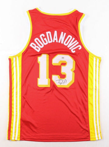 Bogdan Bogdanovic Signed Atlanta Hawks Jersey (PSA) 2014 1st Round Draft Pick