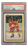 Joe Mullen Signed 1990 Topps #97 Calgary Flames Hockey Card PSA/DNA