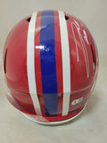 JOSH ALLEN SIGNED BUFFALO BILLS F/S THROWBACK SPEED AUTHENTIC HELMET BECKETT COA