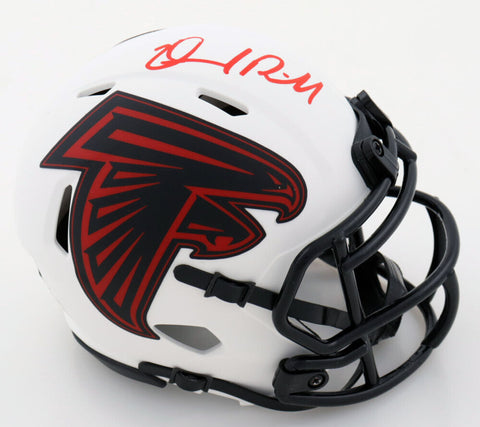 DESMOND RIDDER SIGNED ATLANTA FALCONS LUNAR SPEED MINI HELMET BECKETT