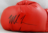 Mike Tyson Autographed Red Everlast Boxing Glove- JSA W Auth *left