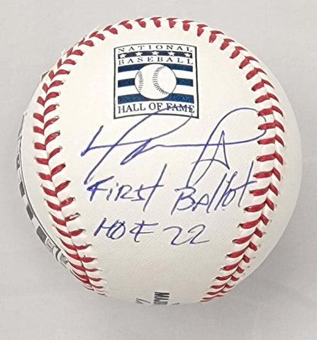 David Ortiz Signed Red Sox LTD HOF Baseball W/First Ballot HOF 22 & Postmark BAS