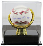 Braves Larry Wayne Chipper Jones Jr. Authentic Signed Oml Baseball w/ Case PSA