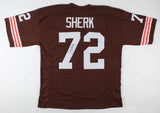 Jerry Sherk Signed Cleveland Browns Jersey (JSA COA) 4xPro Bowl Defensve Tackle