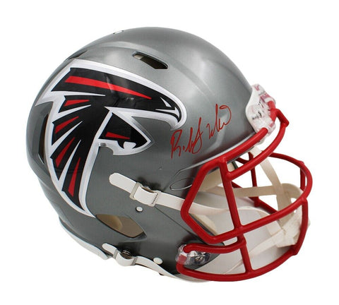 Roddy White Signed Atlanta Falcons Speed Authentic Flash NFL Helmet