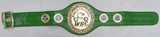 Mike Tyson Autographed Signed Green WBC Belt (Smudged) Beckett BAS QR #WX99669