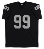 Warren Sapp "Raider Nation" Authentic Signed Black Pro Style Jersey BAS Witness