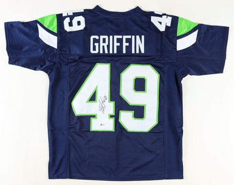 Shaquem Griffin Signed Seattle Seahawks Jersey (Beckett COA) Ex-UCF Knights L.B.