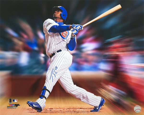 Jorge Soler Signed Chicago Cubs Motion Blast 16x20 Photo - (SCHWARTZ COA)