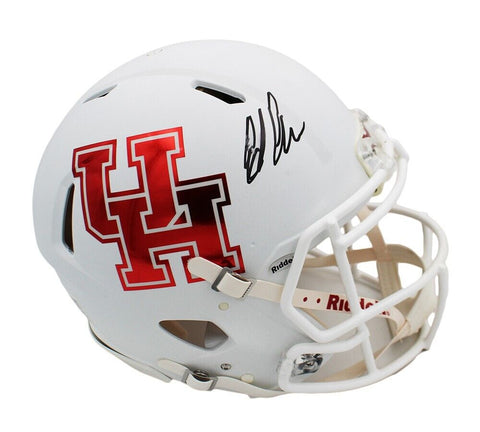 Ed Oliver Signed University of Houston Cougars Speed Authentic White NCAA Helmet