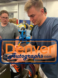 Bo Nix Autographed/Signed Denver Broncos F/S 2024 Speed Helmet Beckett 47534