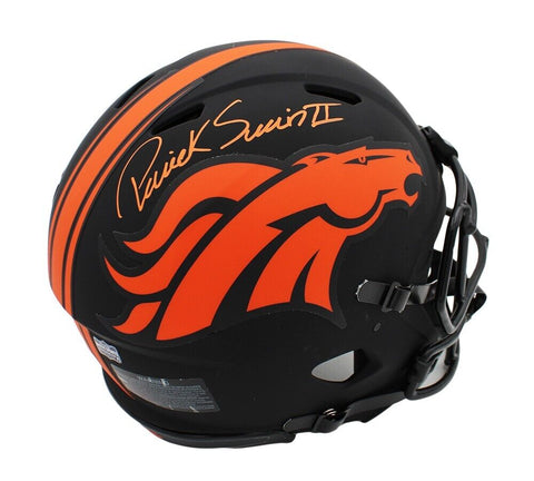 Patrick Surtain II Signed Denver Broncos Speed Authentic Eclipse NFL Helmet