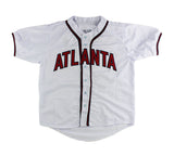 Tommy La Stella Signed Atlanta Custom White Jersey