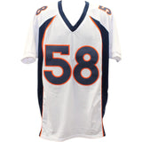 Von Miller Autographed/Signed Pro Style XL White Jersey Beckett 48680