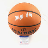 MarJon BEAUCHAMP signed Basketball PSA/DNA Yakima Valley autographed