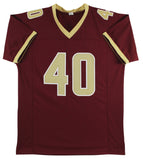 Boston College Luke Kuechly Authentic Signed Maroon Pro Style Jersey BAS Witness