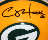 Clay Matthews Autographed Green Bay Packers VSR4 Mini Helmet JSA 36247