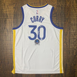 Stephen Curry Signed Golden State Warriors White Nike NBA Jersey 3pt King BAS