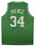 Paul Pierce "HOF" Authentic Signed Green Pro Style Jersey Autographed BAS