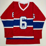 Autographed/Signed Pierre Mondou "3 Cups 77-78-79" Montreal Red Jersey JSA COA