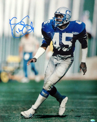 KENNY EASLEY AUTOGRAPHED SIGNED 16X20 PHOTO SEATTLE SEAHAWKS MCS HOLO 88529