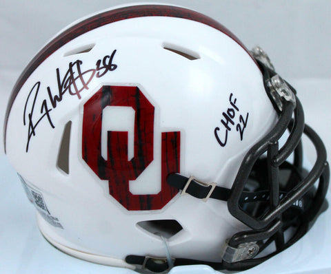 Roy Williams Autographed Oklahoma Sooners BTW Speed Mini Helmet W/CHOF-BAW Holo