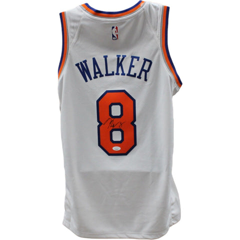 Kemba Walker Signed New York Knicks White Nike Jersey JSA 45990