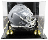 Eagles A.J. Brown Authentic Signed Slate Speed Mini Helmet W/ Case BAS Witnessed