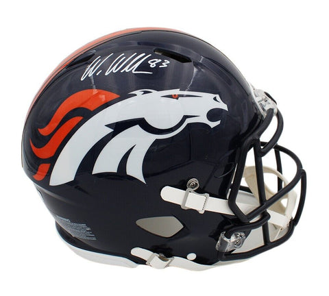 Wes Welker Signed Denver Broncos Speed Authentic NFL Helmet