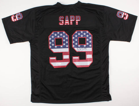 Warren Sapp Signed Buccaneers Jersey (JSA COA) 7x Pro Bowl Bucs Defensive Tackle