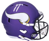 J.J. McCarthy Autographed Minnesota Vikings Full Size Speed Helmet Fanatics