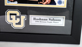 Rashaan Salaam 1994 Heisman Trophy Winner Autographed 8x10 Photo w/ Deluxe Frame