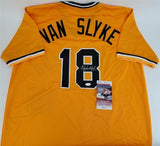 Andy Van Slyke Signed Pittsburgh Pirates Jersey (JSA COA) 3xAll Star Outfielder