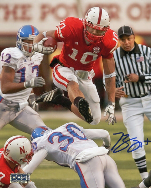 ROY HELU JR AUTOGRAPHED SIGNED NEBRASKA CORNHUSKERS 8x10 PHOTO COA